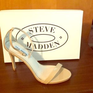 Steve Madden Patent Leather Nude Heels Size 10